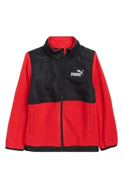 Puma Kids' Layering Midweight Jacket In Red