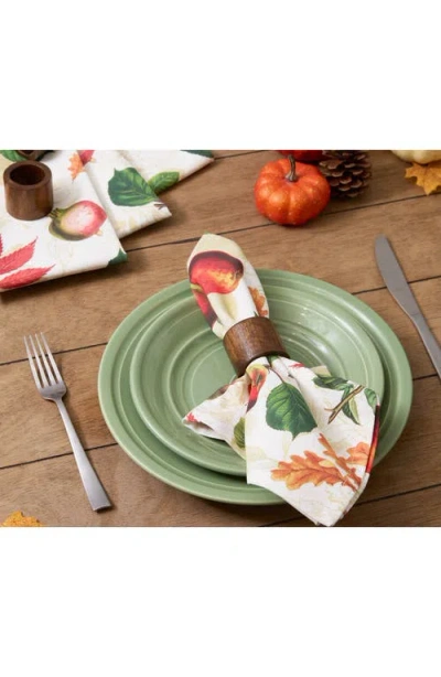 Design Imports Orchard Botanical 4-piece Napkin Set In Multi