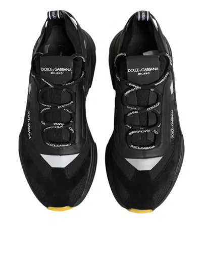 Dolce & Gabbana Black Daymaster Low Top Men Sneakers Men's Shoes In Black