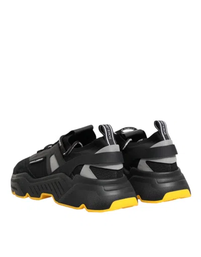 Dolce & Gabbana Black Daymaster Low Top Men Sneakers Men's Shoes In Black