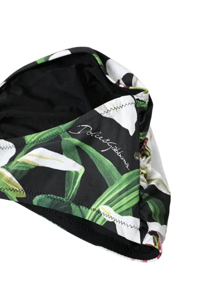 Dolce & Gabbana Black Silk Satin Elastic Men Boxer Short Men's Swimwear In Black