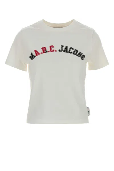 Apc A.p.c. X Marc Jacobs Short-sleeved Crewneck T-shirt In White