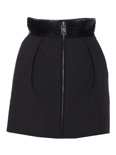 Elisabetta Franchi Knee Length And Midi Skirts With Belt Loops In Black