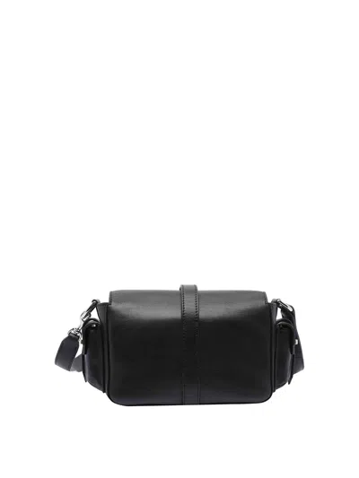 Hogan Rectangular Black Bag With Structured Silhouette In Black