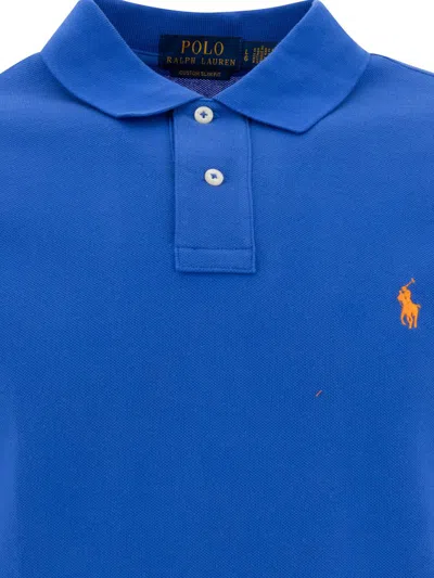 Polo Ralph Lauren Pique Polo Shirt In Blue