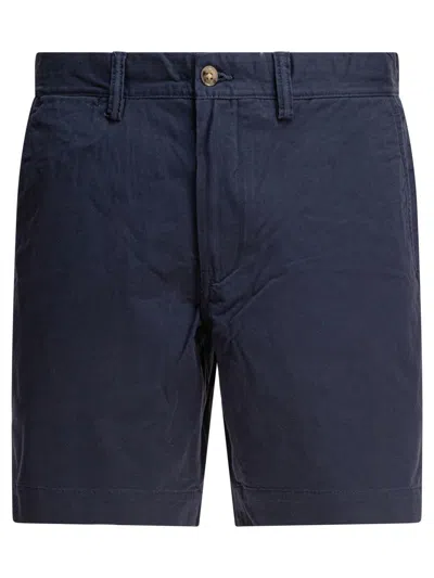 Polo Ralph Lauren Straight Fit Stretch Chino Shorts In Blue