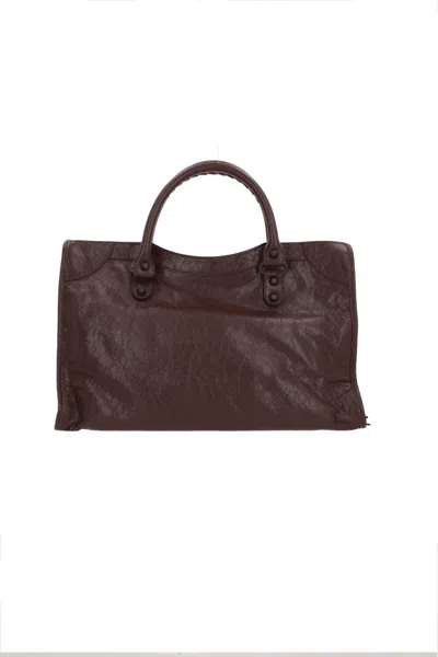 Balenciaga Le City Bag M Hand Bags Bordeaux In Red