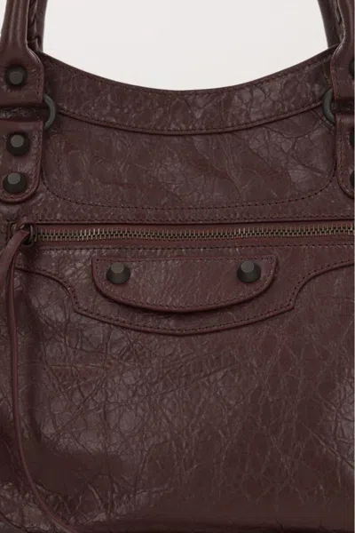 Balenciaga Le City Bag M Hand Bags Bordeaux In Red
