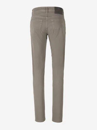 Jacob Cohen Straight Pants Bard In Brown