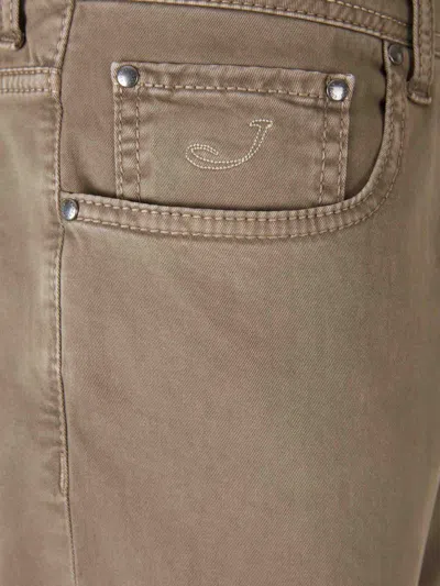 Jacob Cohen Straight Pants Bard In Brown