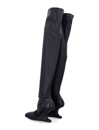 Rick Owens Cantilever Sock 8 Boot In Black