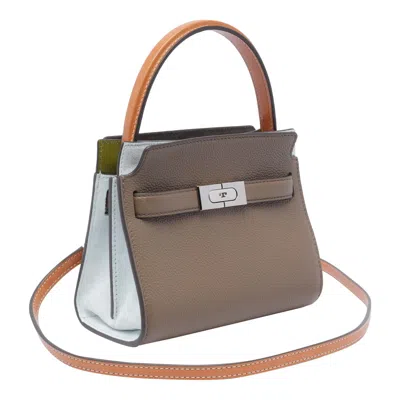 Tory Burch Lee Radziwill Handbag In Brown