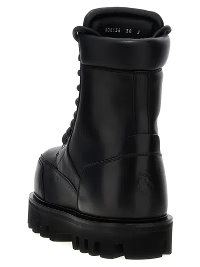 Alexander Mcqueen Nappa Ankle Boots In Black