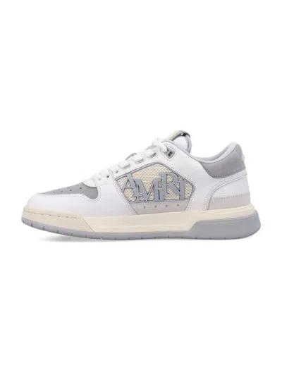 Amiri Logo-detail Leather Lace-up Low-top Sneakers In Multi