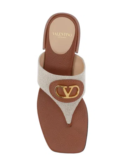 Valentino Garavani Sandals In Brown