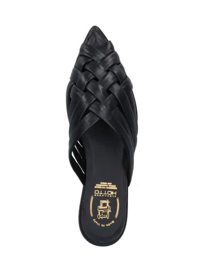 Alexander Hotto Flat Shoes In Black