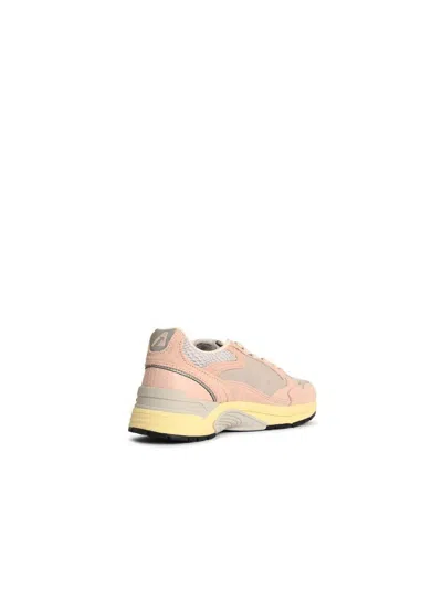 Autry Hyperway Low' 'powder' Mesh Sneakers In Pink