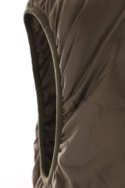 Aspesi Utilitarian Nylon Vest In Green