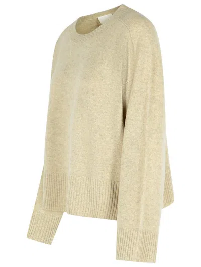 Closed Melange Rock Wool Sweater In Sand