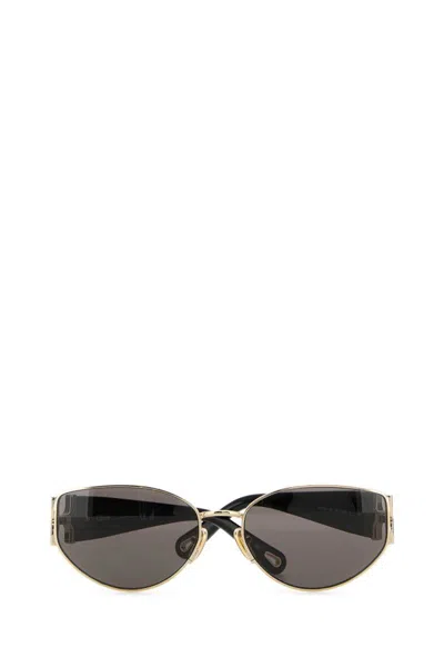 Chloé Chloe Women Black Acetate Sunglasses In Brown