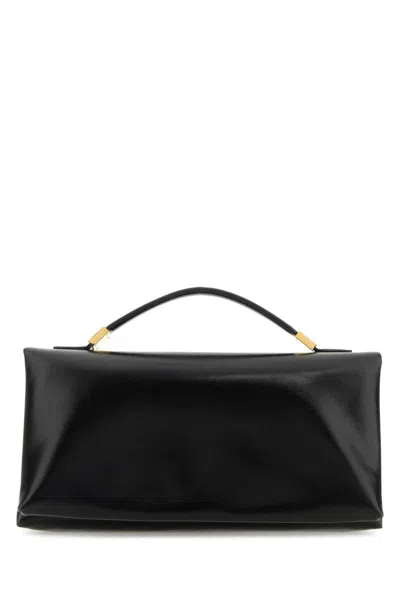 Marni Borsa A Mano Prisma In Pelle Nera Donna In Black