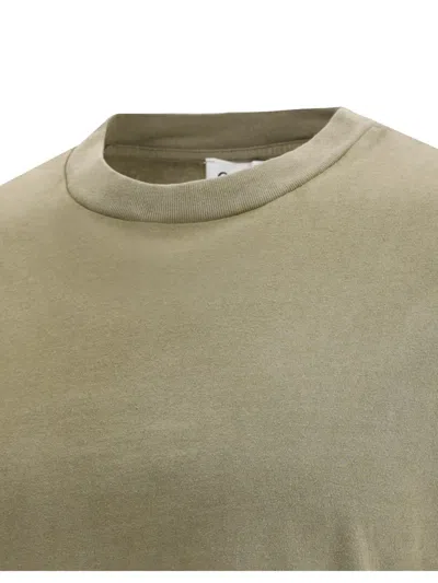 Our Legacy Boxy Crew Neck T-shirt In Jersey In Metallic