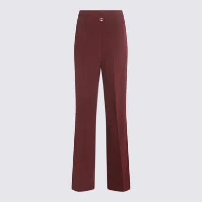 Twinset Trousers Winetasting In Burgundy