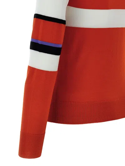 Wales Bonner "serenity" Crew Neck Sweater In Orange