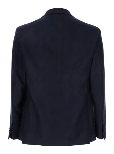 Tagliatore Button Single-breasted Jacket In Blue
