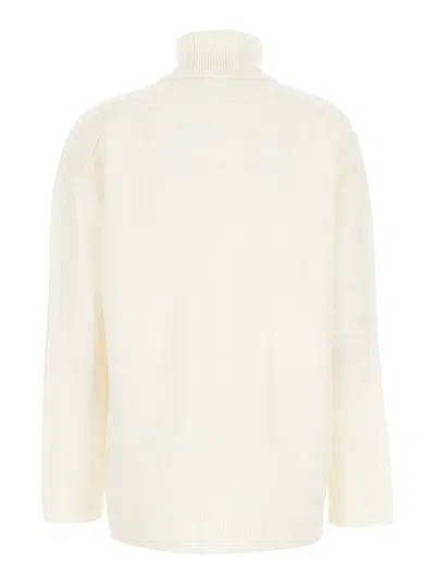 P.a.r.o.s.h White Crewneck Sweater In Knit Woman In White