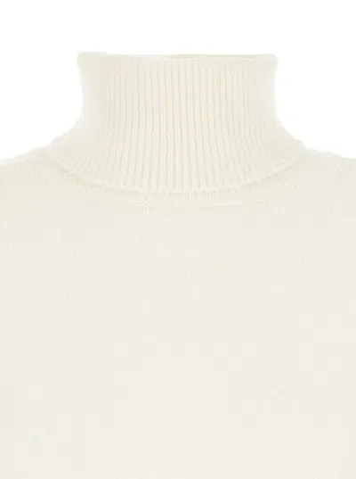 P.a.r.o.s.h White Crewneck Sweater In Knit Woman In White