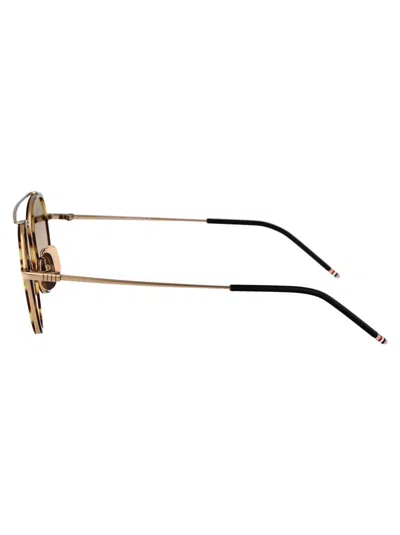 Thom Browne Med Titanium Sunglasses In Yellow