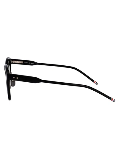 Thom Browne Black Acetate Sunglasses In Black