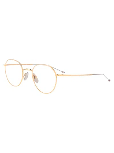 Thom Browne Optical In Gold
