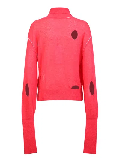 Mm6 Maison Margiela Sweaters In Red