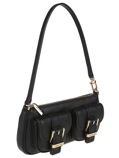 Michael Kors Small Zoe Convertible Pochette In Black