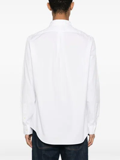 Polo Ralph Lauren Solid White Linen Button-down Shirt In White