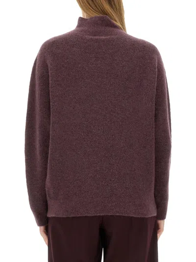 Alysi Relaxed Fit Turtleneck Sweater In Multi