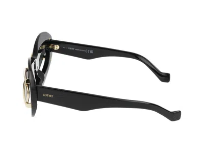 Loewe Double Frame Lw 40119i 01a Cat Eye Sunglasses In Black