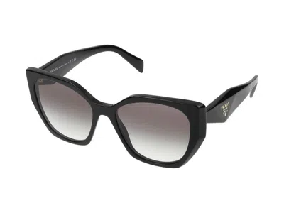 Prada Pr 19zs Overvsize Frame Sunglasses In Black