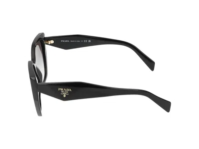 Prada Pr 19zs Overvsize Frame Sunglasses In Black
