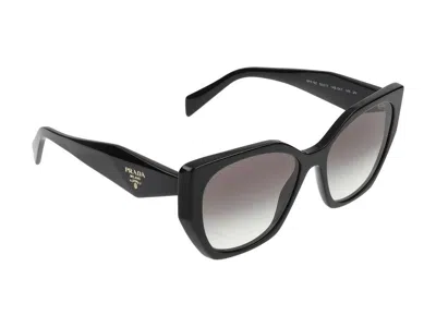 Prada Pr 19zs Overvsize Frame Sunglasses In Black