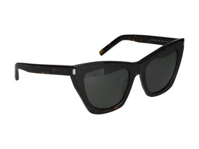 Saint Laurent Sunglasses In Brown