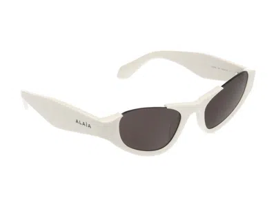 Alaïa Azzedine Alaia Sunglasses In White