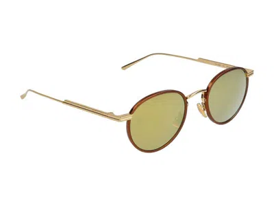 Bottega Veneta Sunglasses In Gold