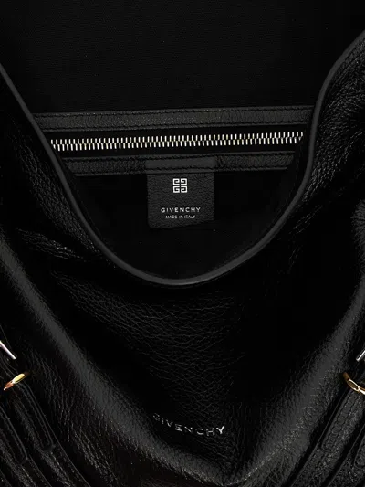 Givenchy Voyou Buckles Shoulder Bag In Black