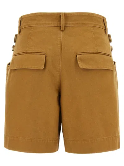 Isabel Marant Cotton Shorts In Brown