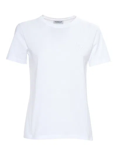Dondup Embroidered-logo T-shirt In White
