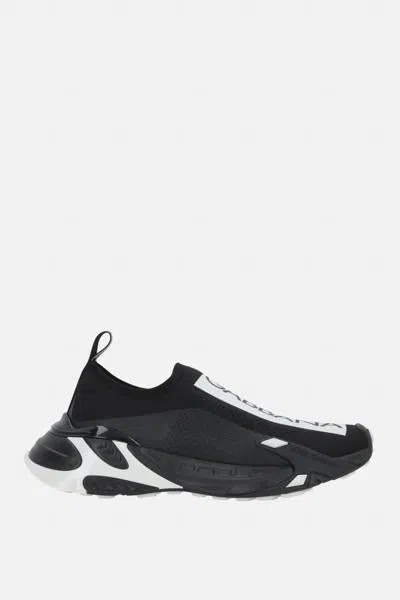 Dolce & Gabbana Sorrento Slip-on Sneakers In Black