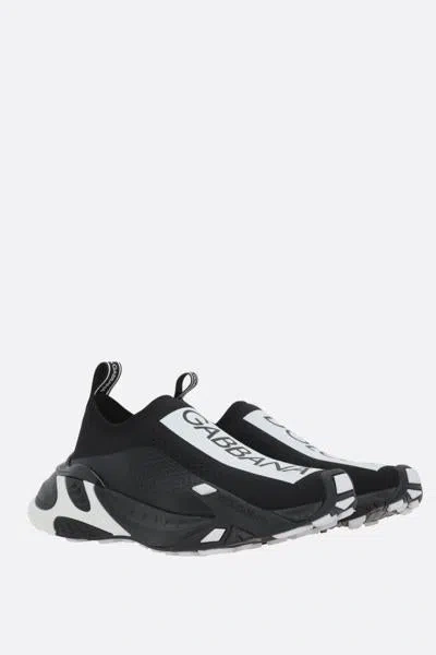 Dolce & Gabbana Sorrento Slip-on Sneakers In Black